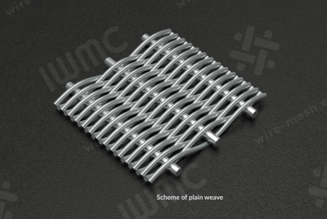 Nizozemska žična tkanina 24x110 meshing scheme - photo 4